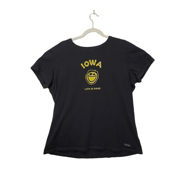 Women's Jake Iowa Crusher Tee xl Hawkeyes colors💛🖤 - Picture 1 of 9